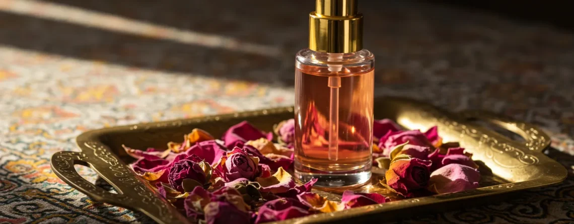 صورة زيت الورد العطري